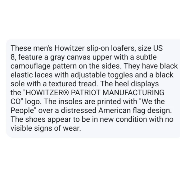 Men's HOWITZER We Be Free Gray Camo Loafers & Slip-Ons US 8 - Picture 13 of 13